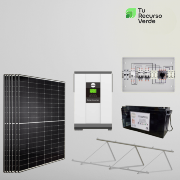 AISLADA USO FRECUENTE CON 10KW EN ACUMULACION EN LITIO